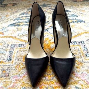 Michael Kors Black High Heeled Shoes -size 8